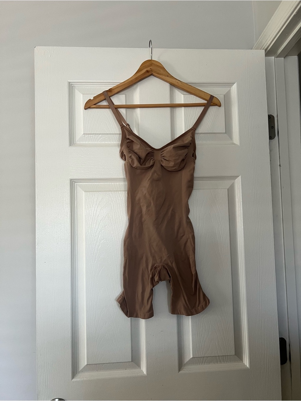 SKIMS Sculpting Slip Bodysuit in Taupe